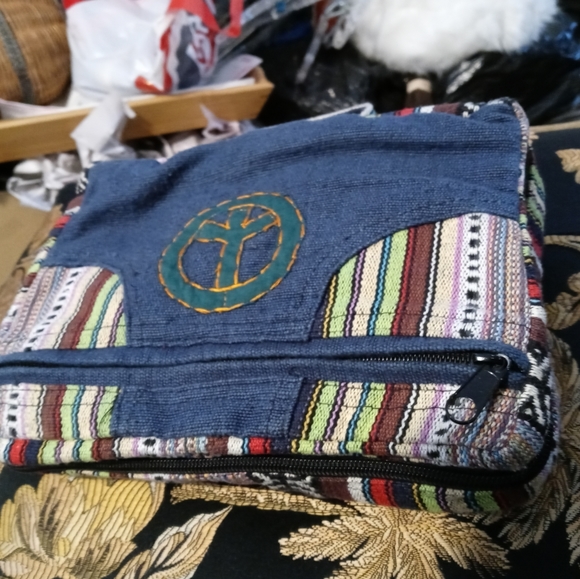 🏤🐼HANDMADE MESSENGER NEPAL BAG - Picture 11 of 16
